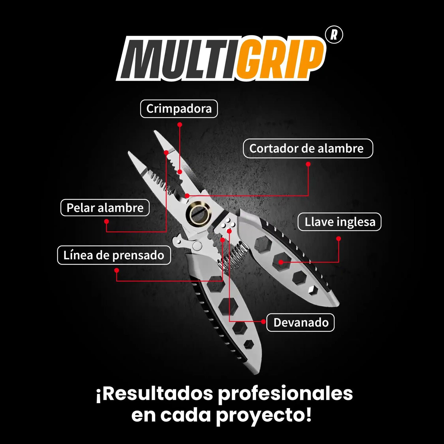 ALICATE MULTIFUNCIONAL PARA CABLES + OBSEQUIO