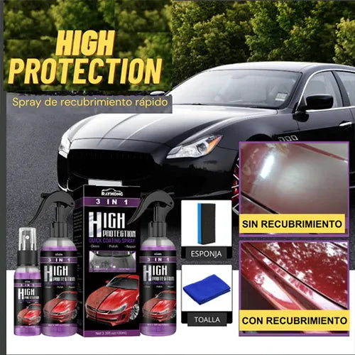 Tratamiento Recubrimiento Nanocerámico 3 en 1 HIGH PROTECTION