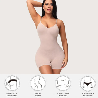 Faja Curvy Enteriza - Moldeadora Compresión + Gratis Gel Levanta Pompa