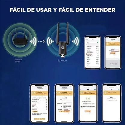 Amplificador de Señal WIFI - Internet en Cada Rincón de Casa