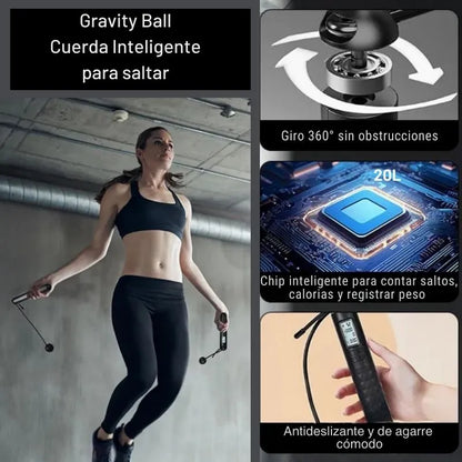 Gravity Ball Cuerda inteligente para Saltar Inalámbrica - 50% descuento