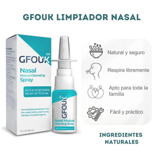 GFOUK™ Limpiador Nasal en spray + EBOOK + envío gratis