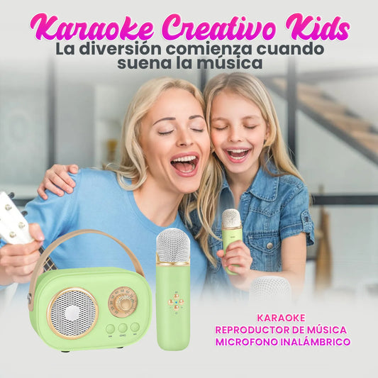 Karaoke Creativo Kids - La diversión comienza cuando suena la música.