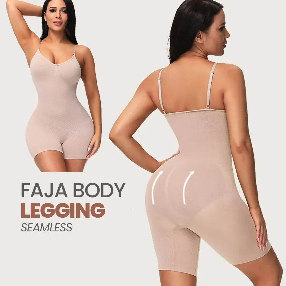 Faja Curvy Enteriza - Moldeadora Compresión + Gratis Gel Levanta Pompa