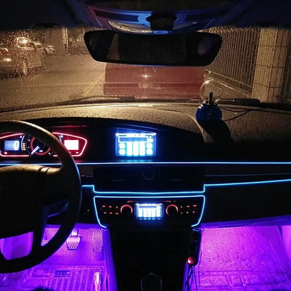 Luces LED RGB Inteligentes - Personaliza el Interior de tu Carro